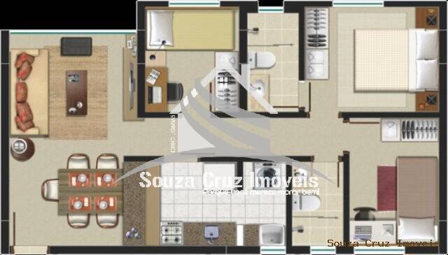 Apartamento à venda com 2 quartos, 51m² - Foto 17